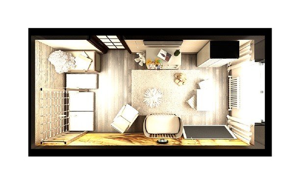 Фото из портфолио Квартира для пары с детьми – фотографии дизайна интерьеров на INMYROOM