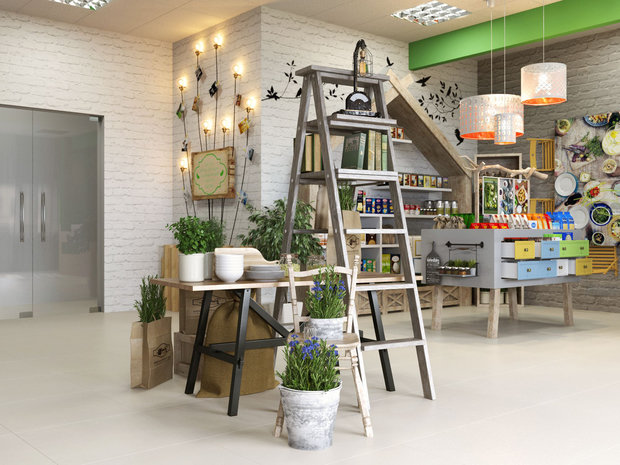 Фото из портфолио Магазин экотоваров "Бобы" г. Сургут ТЦ "Гуливер" 81,2 кв.м. – фотографии дизайна интерьеров на INMYROOM