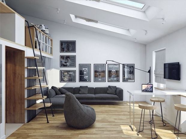 Фото из портфолио Скандинавский стиль. – фотографии дизайна интерьеров на INMYROOM