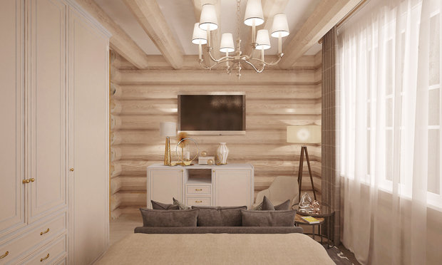 Фото из портфолио Дом из бруса, пос. Заозерье – фотографии дизайна интерьеров на INMYROOM