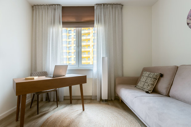 Фотография: Кабинет в стиле Скандинавский, Эклектика, Проект недели, Санкт-Петербург, Эко, 3 комнаты, 60-90 метров, I am design studio – фото на INMYROOM