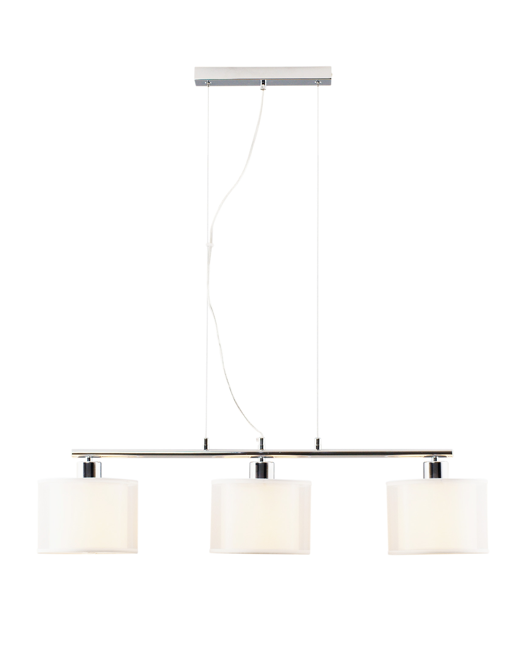 Люстра подвесная Room с белыми абажурами