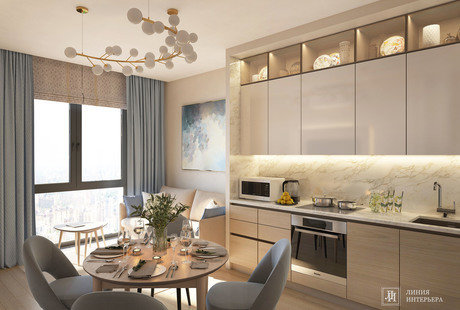 Дизайн однокомнатной квартиры