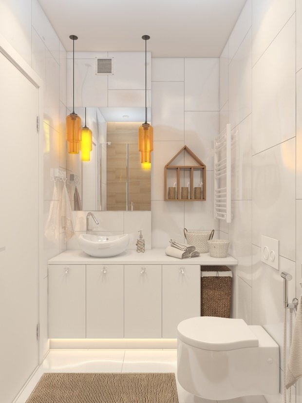 Фото из портфолио Белый, пушистый, свежий – фотографии дизайна интерьеров на INMYROOM