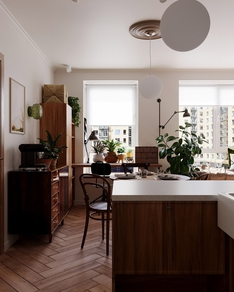 Фотография: Кухня и столовая в стиле Современный, Квартира, Проект дня, Санкт-Петербург, 3 комнаты, 60-90 метров, Анастасия Струве – фото на INMYROOM Фотография: Кухня и столовая в стиле Современный, Квартира, Проект дня, Санкт-Петербург, 3 комнаты, 60-90 метров, Анастасия Струве – фото на INMYROOM