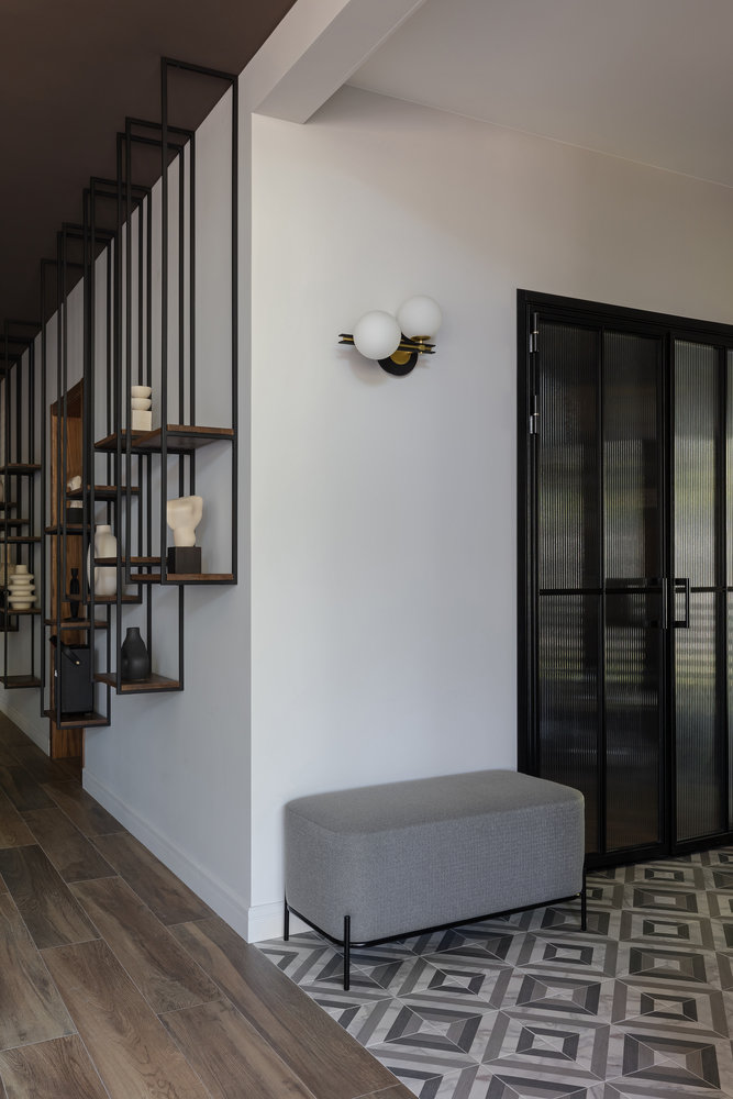 Фотография: Прихожая в стиле Современный, Лофт, Дом, Дом и дача, Ленинградская область, 4 и больше, Более 90 метров, Яна Грошева, Lampa Design Studio – фото на INMYROOM