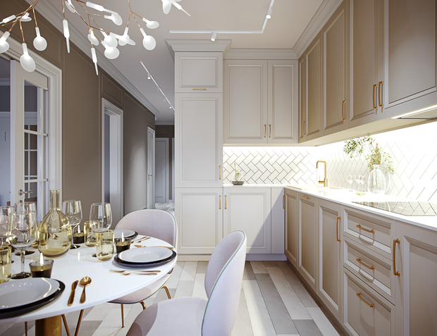 Фото из портфолио  Apartment «Gorod»  – фотографии дизайна интерьеров на INMYROOM