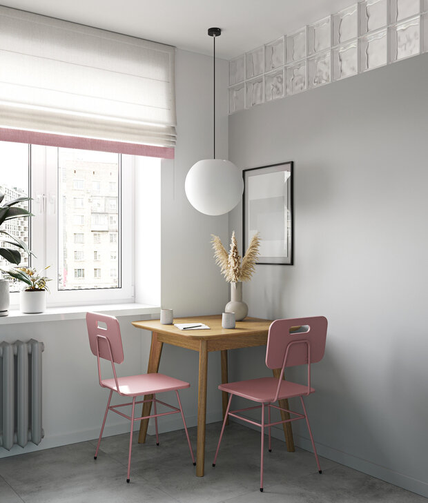 Фотография: Кухня и столовая в стиле Скандинавский, Современный, Минимализм, Малогабаритная квартира, Квартира, Проект дня, Москва, Кирпичный дом, 1 комната, до 40 метров, Винтажный, Анастасия Родина, II-18-01/09 – фото на INMYROOM