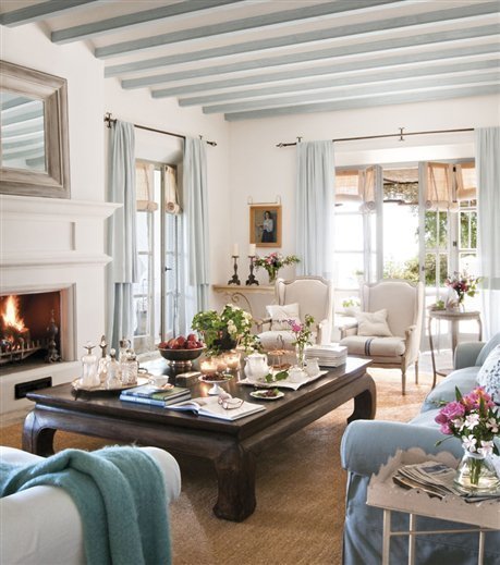 Фотография: Гостиная в стиле Прованс и Кантри, Классический, Скандинавский, Современный – фото на INMYROOM