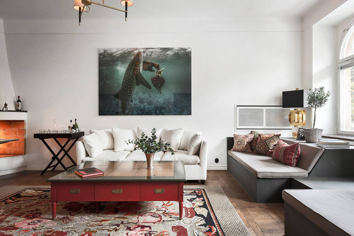 Фотография: Гостиная в стиле Скандинавский, Декор интерьера, Квартира, Швеция – фото на INMYROOM Фотография: Гостиная в стиле Скандинавский, Декор интерьера, Квартира, Швеция – фото на INMYROOM