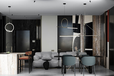 ЖК Фили Сити - Дизайн интерьера квартиры 100 м.кв.