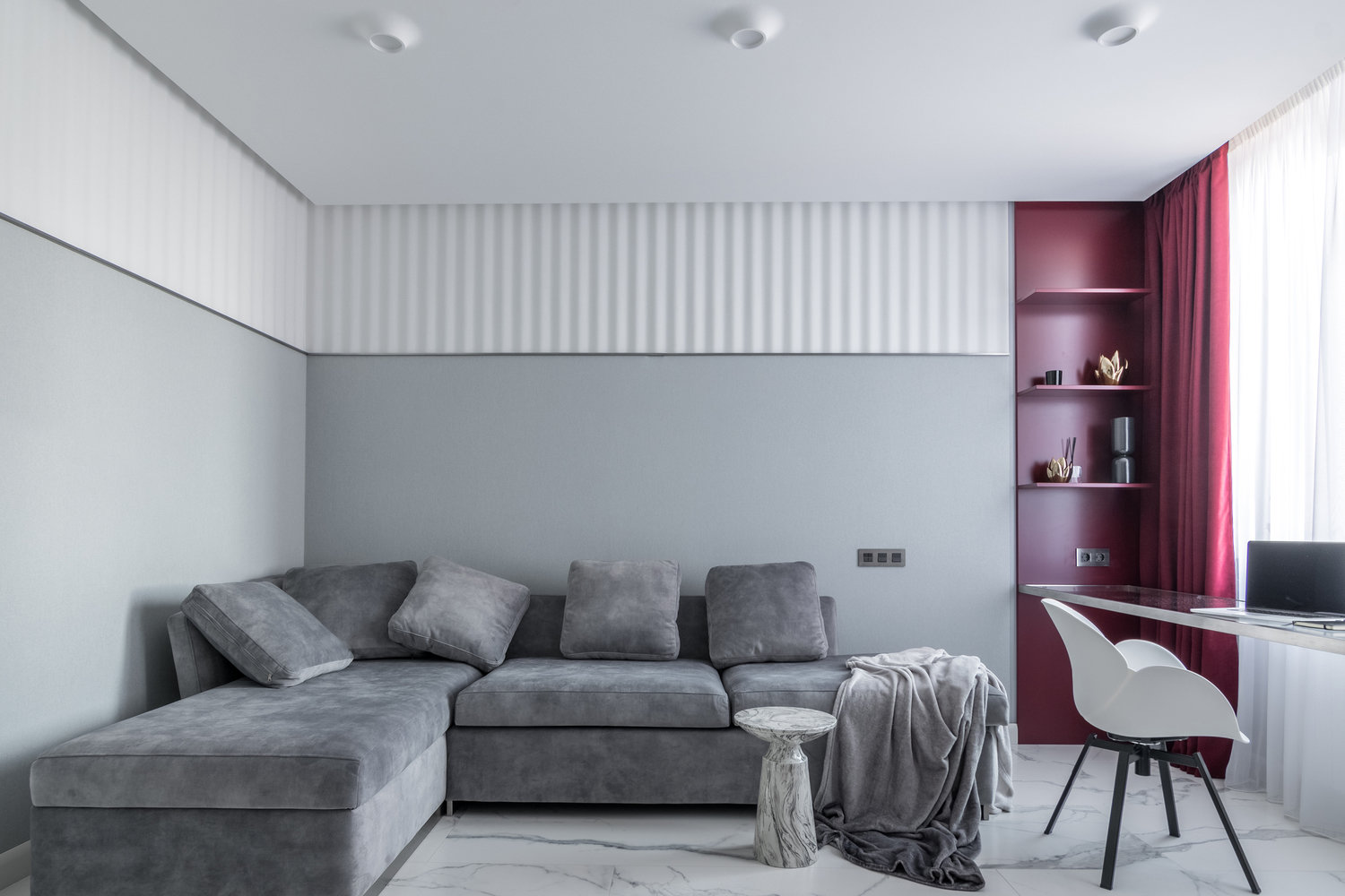 Фотография: Гостиная в стиле Современный, Минимализм, Квартира, Проект дня, Ростов-на-Дону, 2 комнаты, 40-60 метров, Татьяна Митева – фото на INMYROOM Фотография: Гостиная в стиле Современный, Минимализм, Квартира, Проект дня, Ростов-на-Дону, 2 комнаты, 40-60 метров, Татьяна Митева – фото на INMYROOM