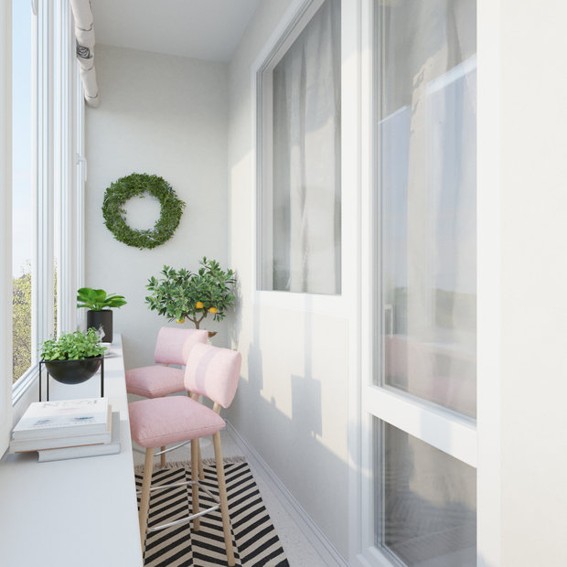Фото из портфолио Пудра квартира 50 м2 Москва – фотографии дизайна интерьеров на INMYROOM