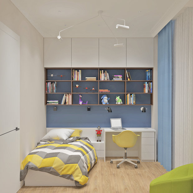 Фото из портфолио ДИЗАЙН ИНТЕРЬЕРА КВАРТИРЫ В МОСКВЕ «ГРИЗАЙЛЬ» – фотографии дизайна интерьеров на INMYROOM