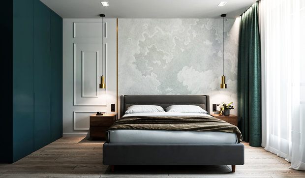 Фото из портфолио Спальня 13 м² – фотографии дизайна интерьеров на INMYROOM