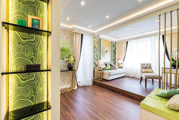 Фото из портфолио ЗОЛОТЫЕ ДЖУНГЛИ – фотографии дизайна интерьеров на INMYROOM