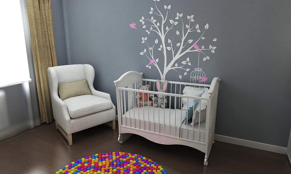 Фото из портфолио Детская с ярким ковриком – фотографии дизайна интерьеров на INMYROOM Фото из портфолио Детская с ярким ковриком – фотографии дизайна интерьеров на INMYROOM