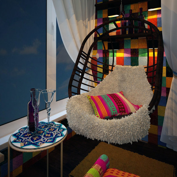 Фотография: Балкон, Терраса в стиле Восточный, Интерьер комнат – фото на INMYROOM