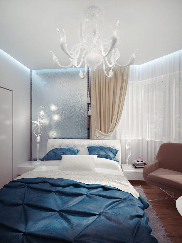 Фото из портфолио Спальня Питер 2 – фотографии дизайна интерьеров на INMYROOM