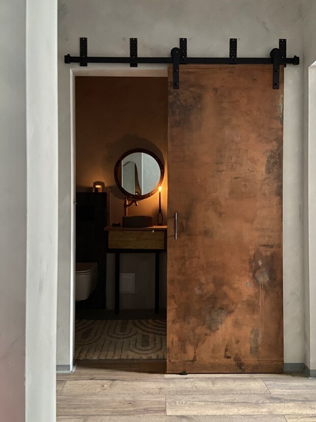 Фотография: Ванная в стиле Лофт, Современный, Минимализм, Квартира, Проект дня, Екатеринбург, 1 комната, до 40 метров – фото на INMYROOM