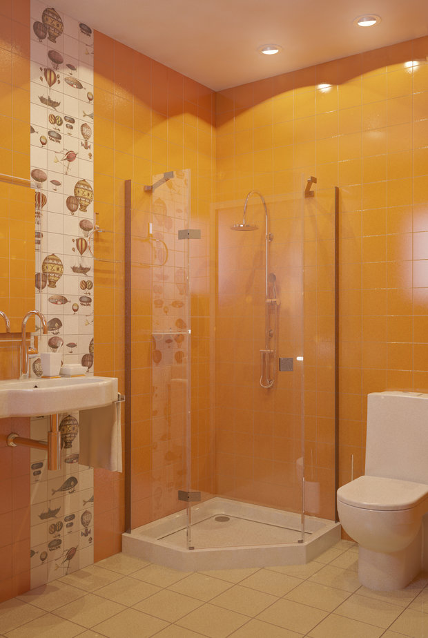 Фотография: Ванная в стиле Прованс и Кантри, Скандинавский, Квартира, Дома и квартиры, Проект недели – фото на INMYROOM