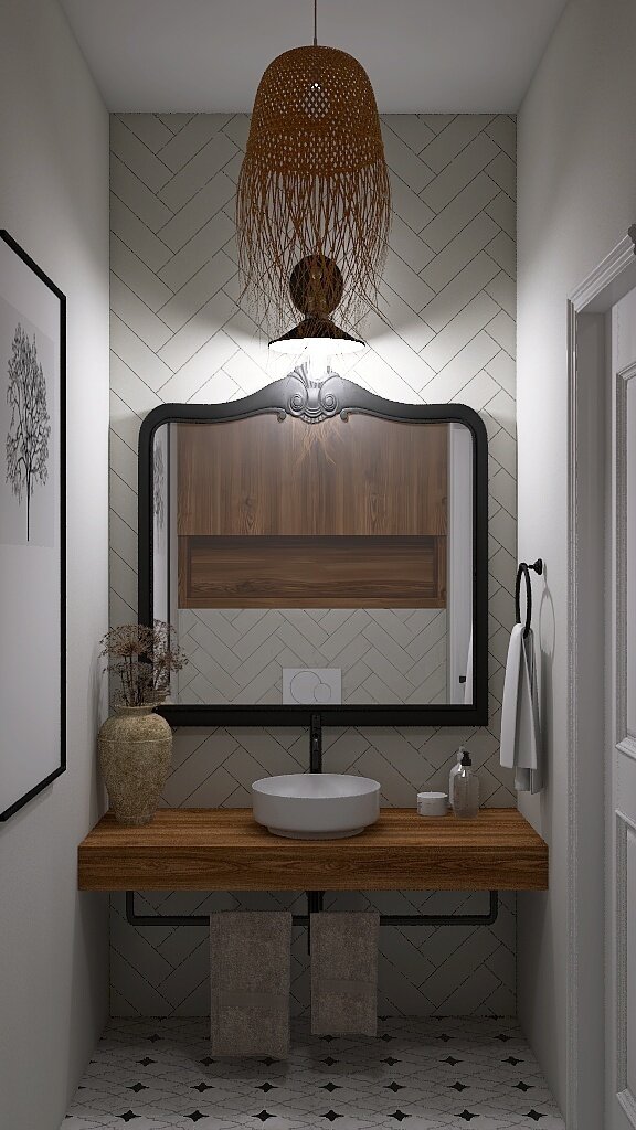 Фото из портфолио Санузел и душевая в стиле Фармхаус – фотографии дизайна интерьеров на INMYROOM