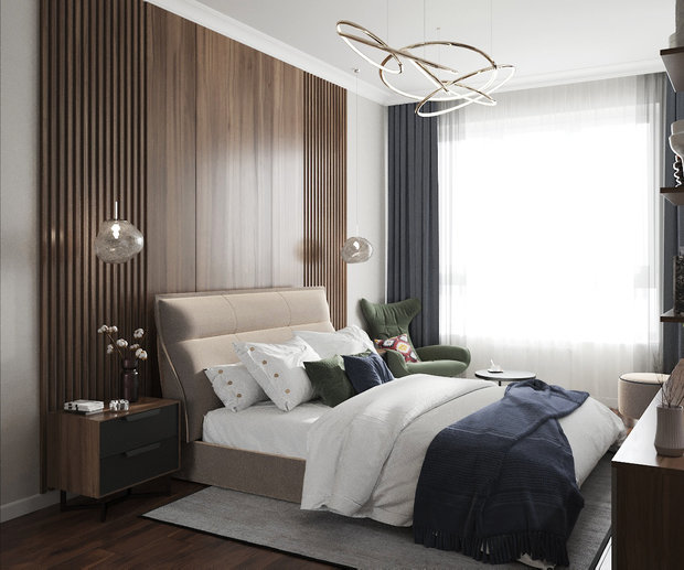 Фото из портфолио Сердце Столицы \ 99 кв. м. – фотографии дизайна интерьеров на INMYROOM