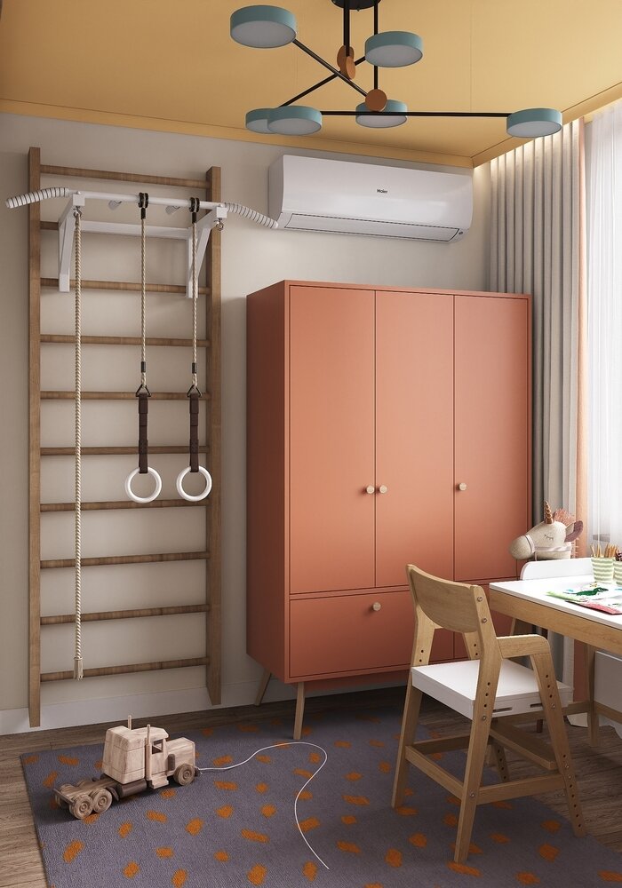 Фотография: Детская в стиле Современный, Квартира, Проект дня, Московская область, Ирина Собыленская, 3 комнаты, 40-60 метров, Монолитно-кирпичный – фото на INMYROOM Фотография: Детская в стиле Современный, Квартира, Проект дня, Московская область, Ирина Собыленская, 3 комнаты, 40-60 метров, Монолитно-кирпичный – фото на INMYROOM