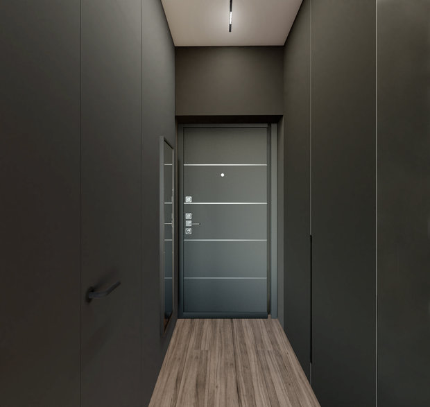 Фото из портфолио Дизайн-проект квартиры в ЖК Октябрьское поле 36 м2 – фотографии дизайна интерьеров на INMYROOM