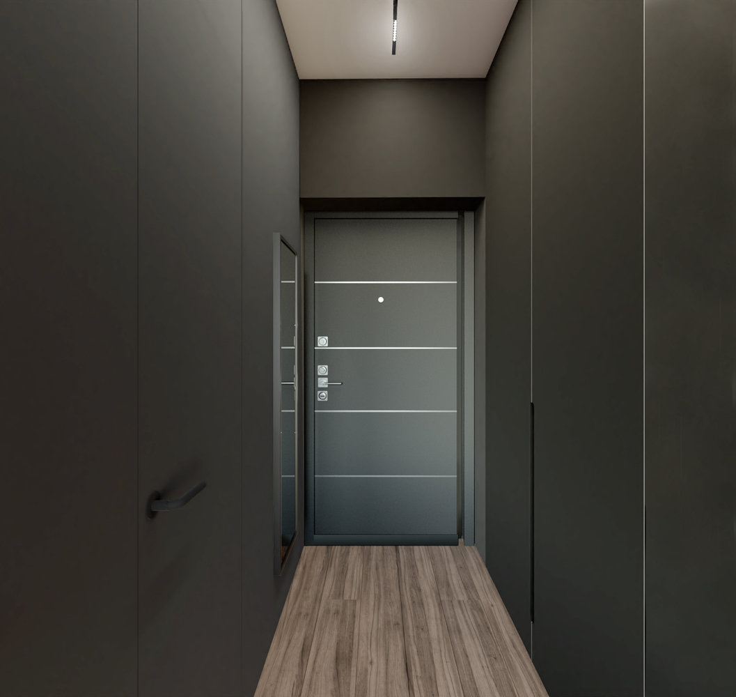 Фото из портфолио Дизайн-проект квартиры в ЖК Октябрьское поле 36 м2 – фотографии дизайна интерьеров на INMYROOM Фото из портфолио Дизайн-проект квартиры в ЖК Октябрьское поле 36 м2 – фотографии дизайна интерьеров на INMYROOM