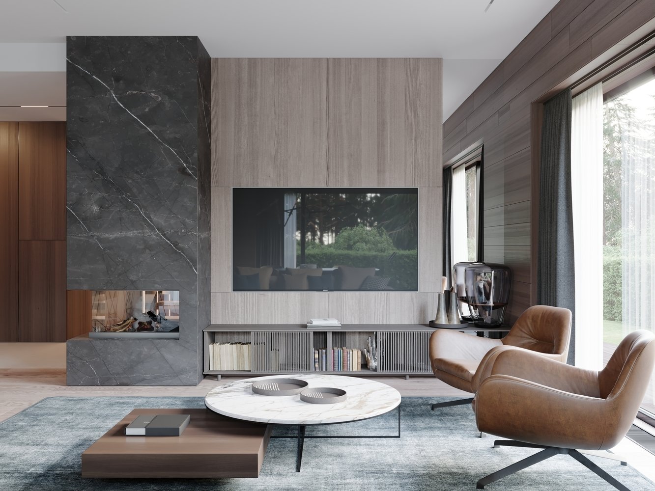 Фотография: Гостиная в стиле Современный, Квартира, Проект недели, 4 и больше, Более 90 метров, Ab-architects, Level Barvikha – фото на INMYROOM Фотография: Гостиная в стиле Современный, Квартира, Проект недели, 4 и больше, Более 90 метров, Ab-architects, Level Barvikha – фото на INMYROOM