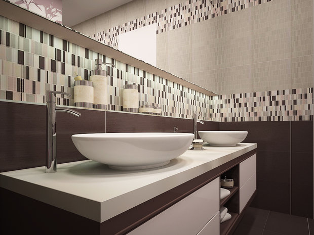 Фото из портфолио Bathroom «The peonies» – фотографии дизайна интерьеров на INMYROOM