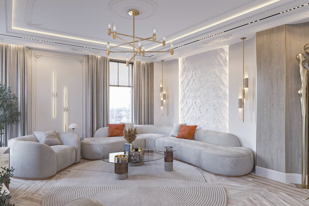 Фото из портфолио Дизайн квартиры в современном стиле  – фотографии дизайна интерьеров на INMYROOM