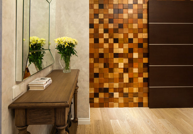 Фотография: Прихожая в стиле Эклектика, Квартира, Россия, Планировки, Eichholtz, SMEG, Декор, Мебель и свет, Белый, Минимализм, Проект недели, Бежевый, Серый, Розовый, Санкт-Петербург, ELE, Boen, Shannon, Toto, Arezia, Johnson Tiles, Karman, Маша Марченко – фото на INMYROOM