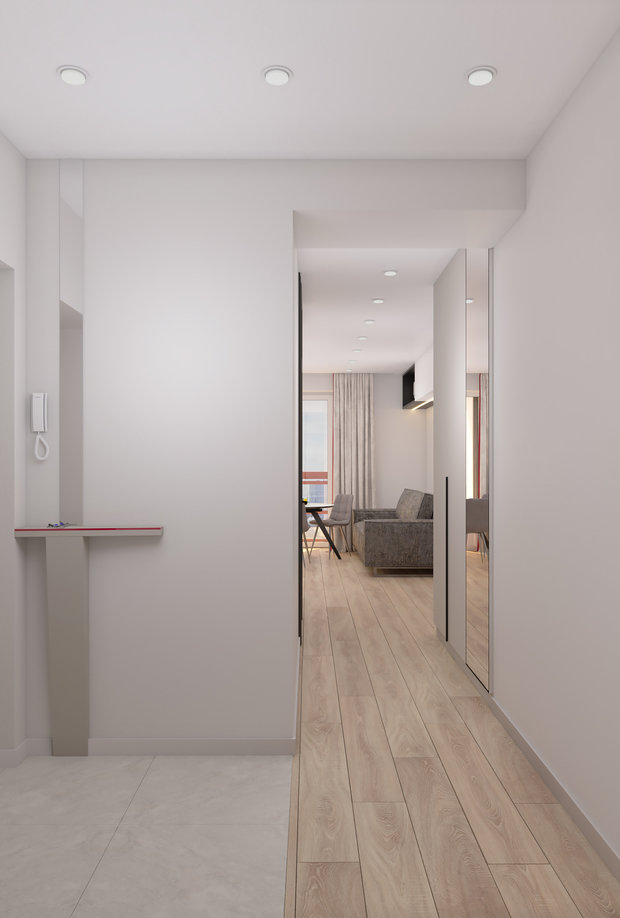 Фото из портфолио Дизайн проект 2-х комнатной квартиры "СОЛНЕЧНЫЙ ЗАКАТ" – фотографии дизайна интерьеров на INMYROOM