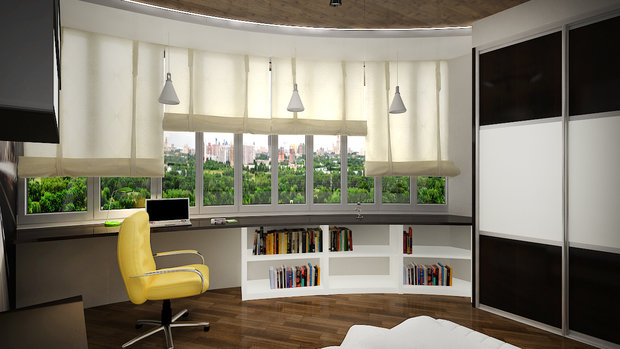 Фото из портфолио Сумасшедшая перепланировка из офиса в квартиру – фотографии дизайна интерьеров на INMYROOM