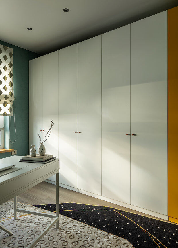 Фотография: Кабинет в стиле Современный, Квартира, Проект дня, Казань, Монолитный дом, 2 комнаты, 60-90 метров – фото на INMYROOM