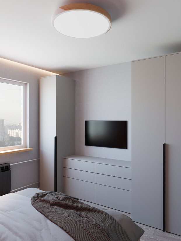 Фото из портфолио Яркая двушка 55 кв.м. – фотографии дизайна интерьеров на INMYROOM