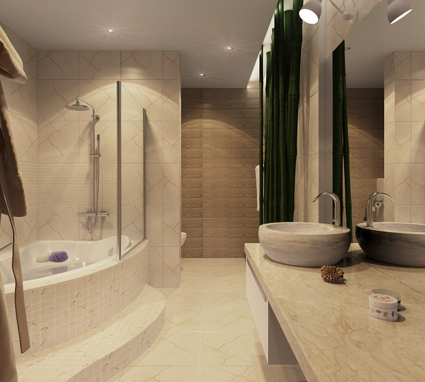 Фото из портфолио 2к.кв. в экостиле (ЖК "Царицынский") – фотографии дизайна интерьеров на INMYROOM