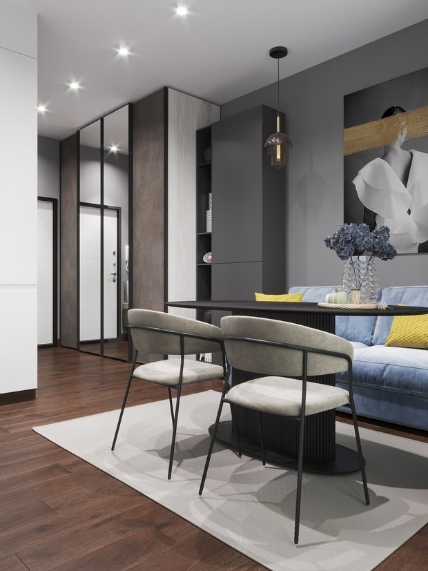 Фото из портфолио Проект квартиры-студии 28м2 – фотографии дизайна интерьеров на INMYROOM
