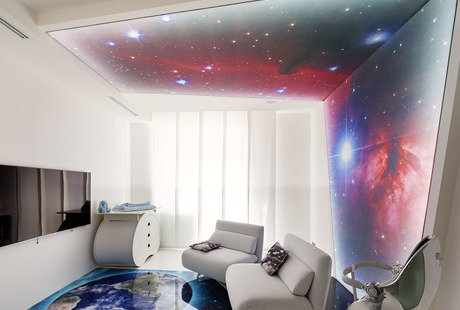 Космическая детская комната 