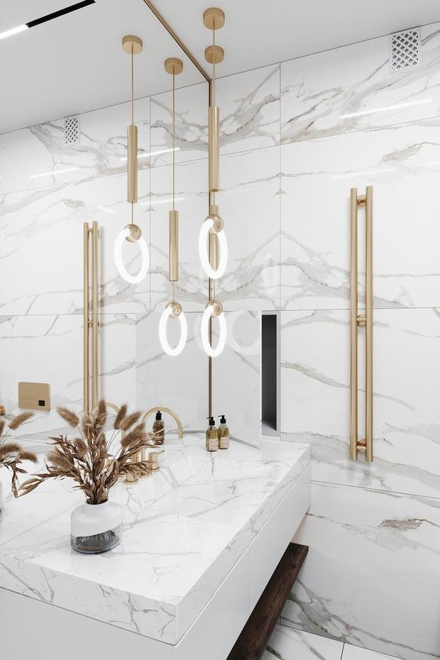 Фото из портфолио Воздушная современная классика в ЖК Матч Пойнт – фотографии дизайна интерьеров на INMYROOM