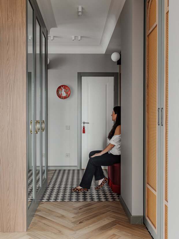 Фотография: Прихожая в стиле Современный, Квартира, Проект дня, Минск, 3 комнаты, Анастасия Венедчук – фото на INMYROOM