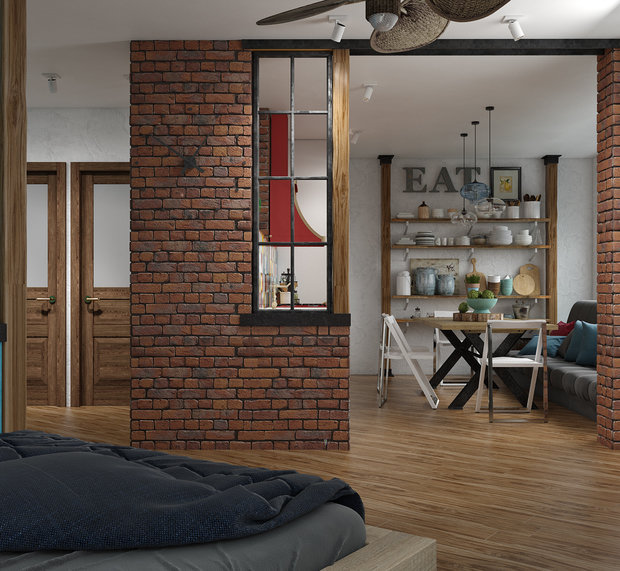 Фото из портфолио Студия недели:  проект в Мытищах – фотографии дизайна интерьеров на INMYROOM