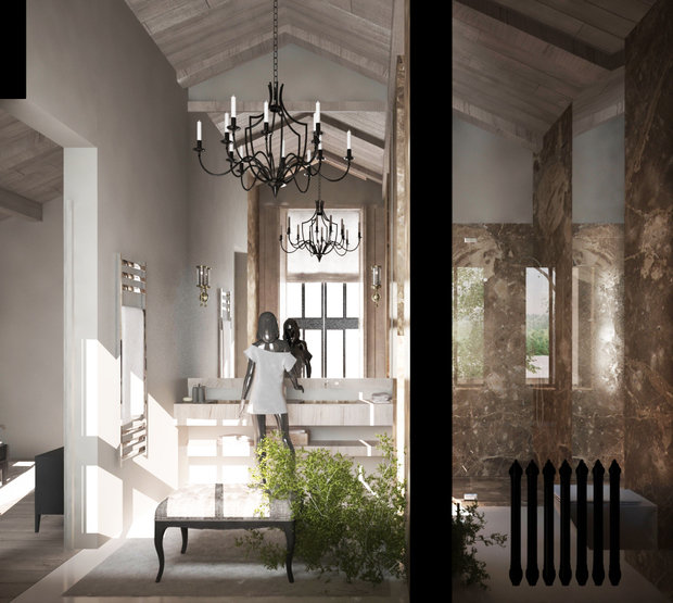 Фото из портфолио Дом Николина Гора  – фотографии дизайна интерьеров на INMYROOM