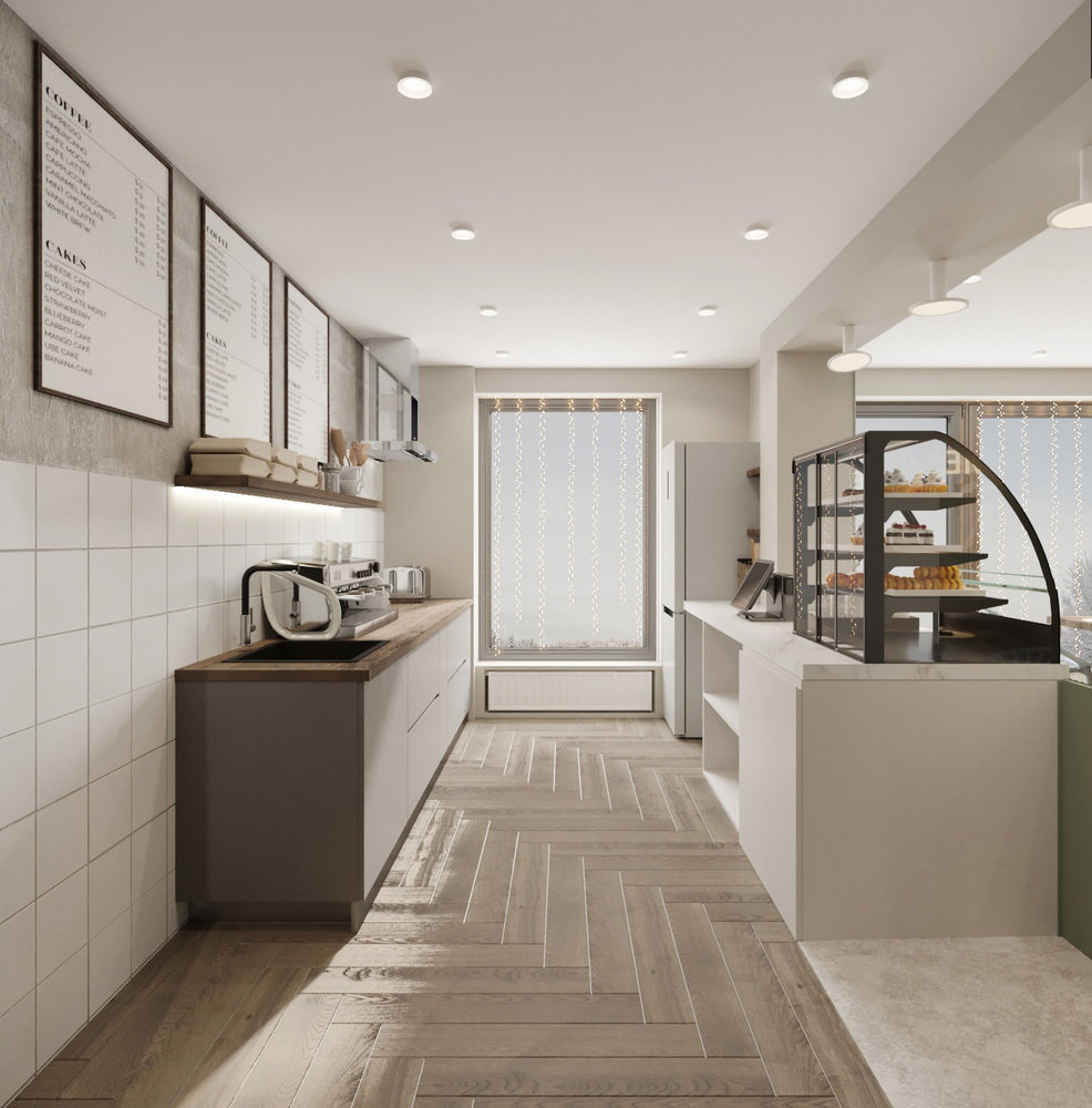 Фото из портфолио Дизайн кафе в Уфе – фотографии дизайна интерьеров на INMYROOM Фото из портфолио Дизайн кафе в Уфе – фотографии дизайна интерьеров на INMYROOM