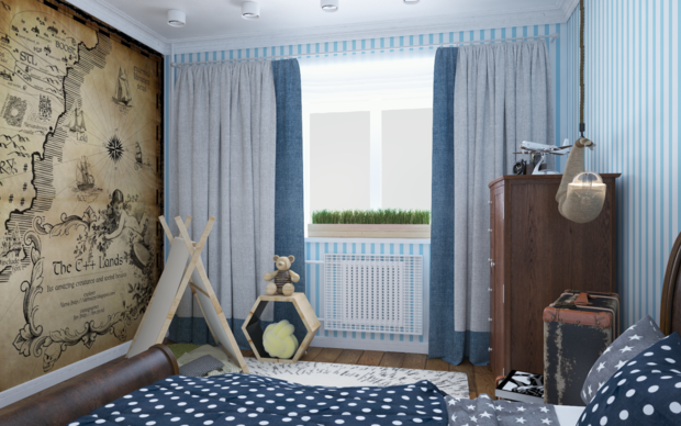 Фото из портфолио Красная лента – фотографии дизайна интерьеров на INMYROOM