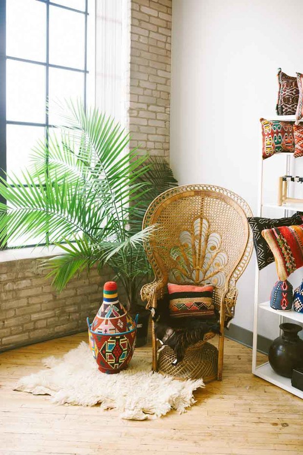 Фото из портфолио Богемный рай текстиля, полный вдохновения – фотографии дизайна интерьеров на INMYROOM