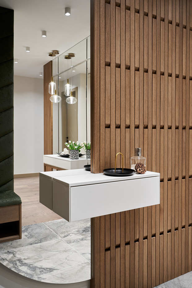 Фотография: Прихожая в стиле Современный, Квартира, Проект недели, Москва, 4 и больше, Более 90 метров, Татьяна Евсеева, Елена Немова – фото на INMYROOM