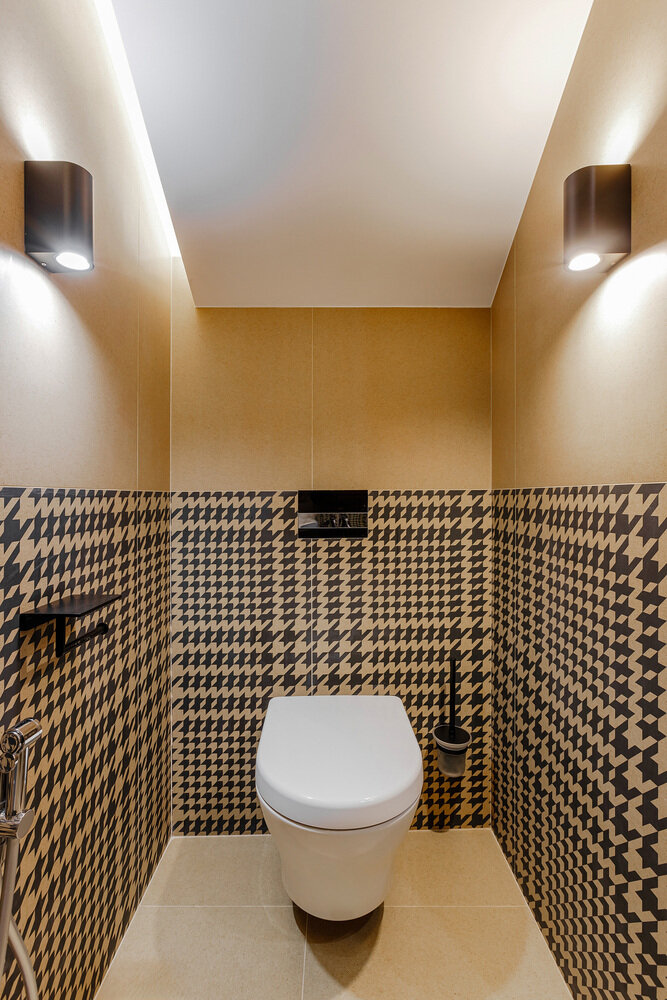 Фотография: Ванная в стиле Классический, Современный, Эклектика, Квартира, Проект недели, Кирпичный дом, 4 и больше, Более 90 метров, Владимир, Полина Глебова – фото на INMYROOM